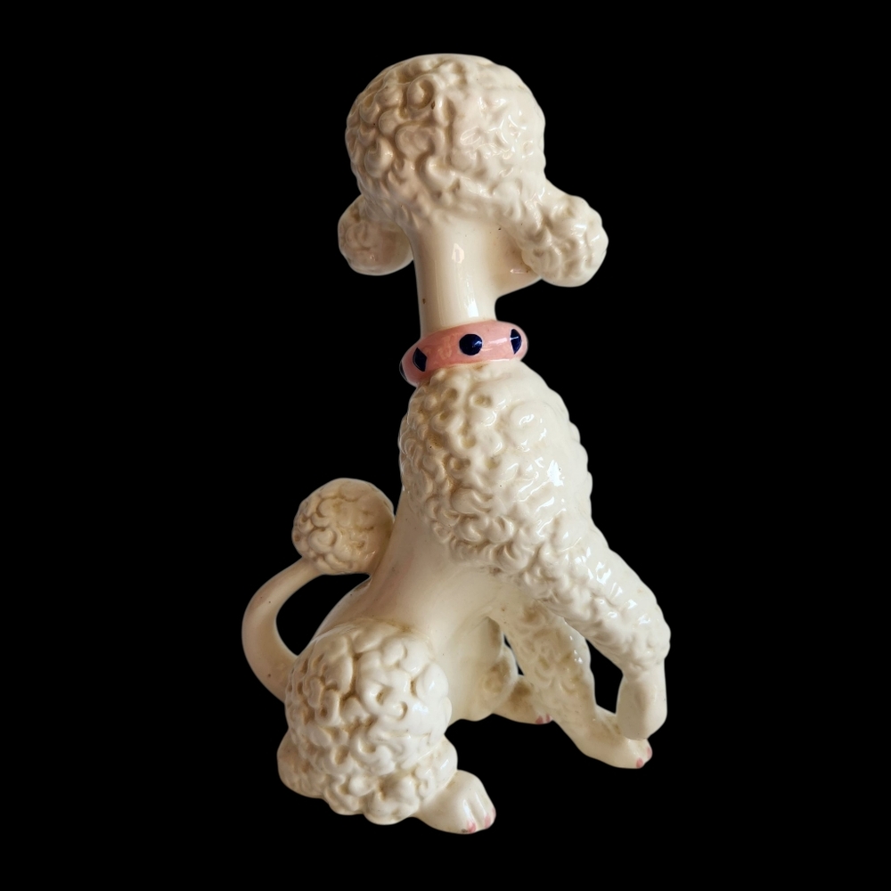 Vintage Curly Poodle Statue 1971 MCM Hollywood Regency - Picture 8 of 14